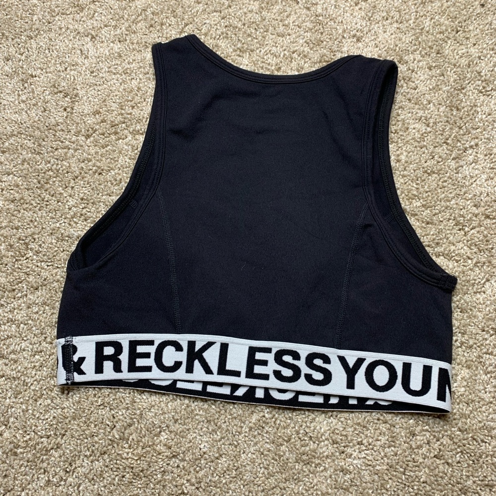 🖤Young & Reckless Black Crop Top Size S - Picture 7 of 7